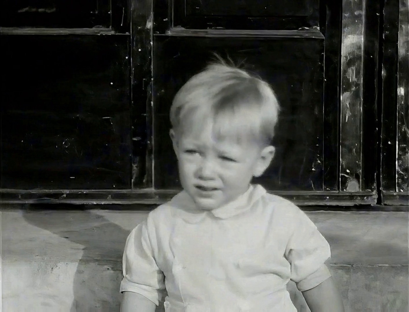Restored frame from a 1938 home movie, sharp and clean